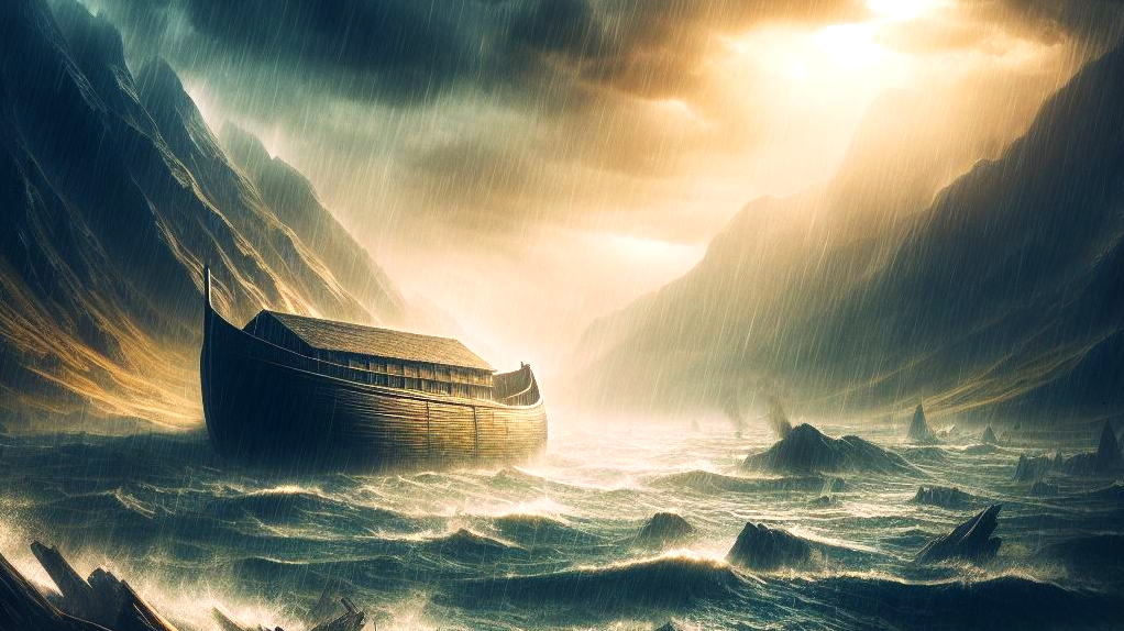 Noah during the storm (AI)